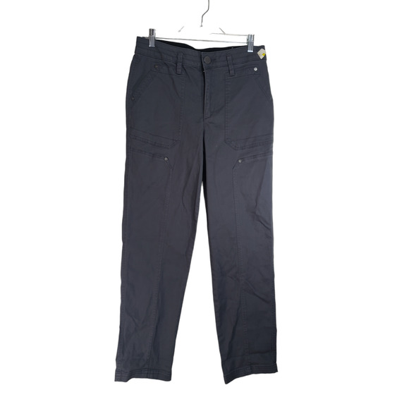 Wit & Wisdom Gray Skinny Denim Pants Women's size 6 Minimalist Neutral Tapered - Picture 1 of 8